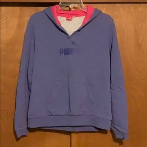 Purple puma hoodie